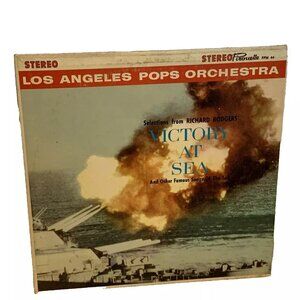 The Big Sound Victory At Sea (Vinyl, 1959) Pirouette FM-44 VG+ Yellow Label